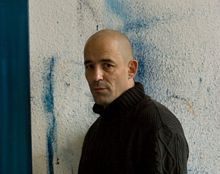 The artist Frank Berendt.paintings Vita Art.Salon