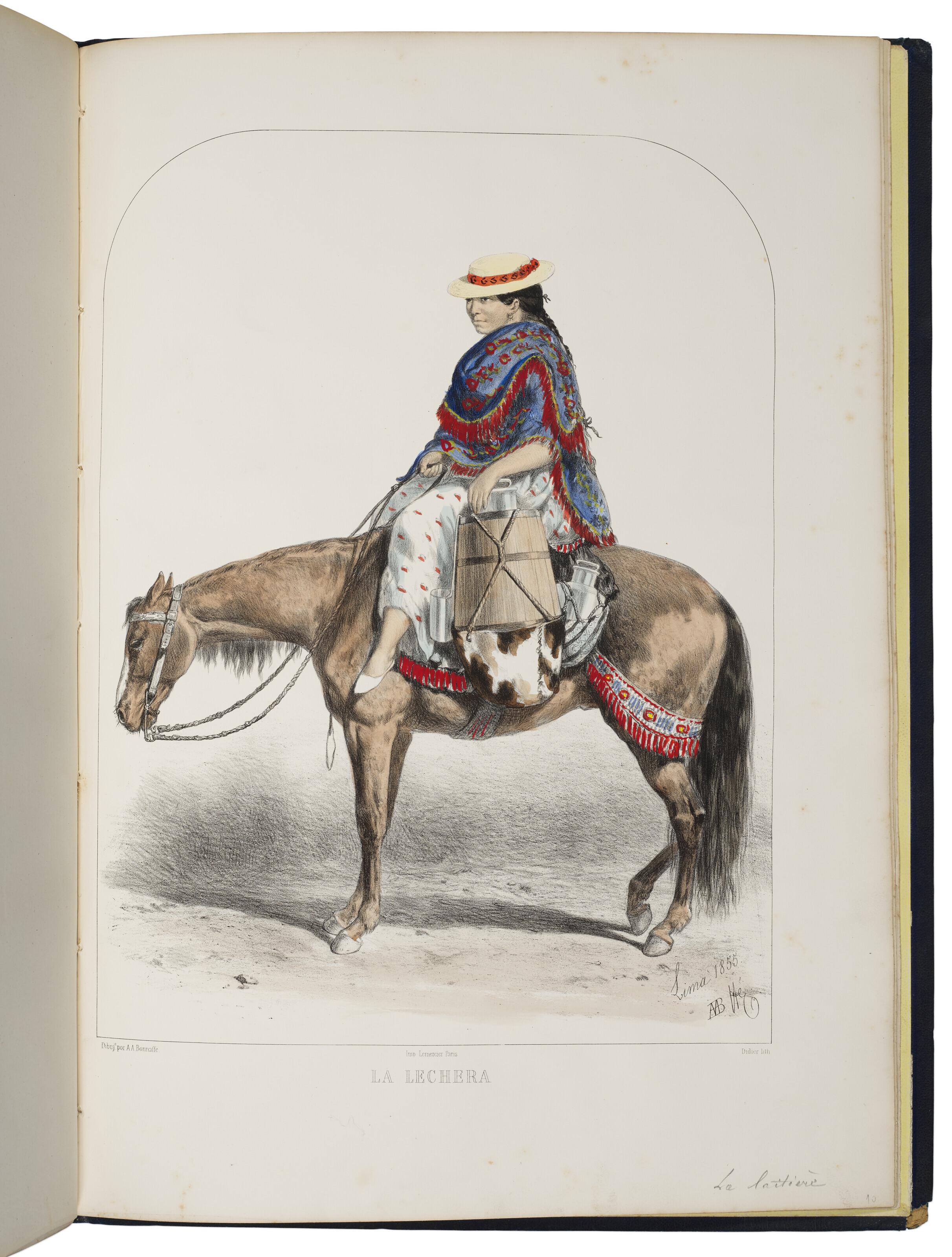 A. A. Bonnaffé - Recuerdos De Lima. Album Tipos, Trajes Y Costumbres Dibujados Y Publicados