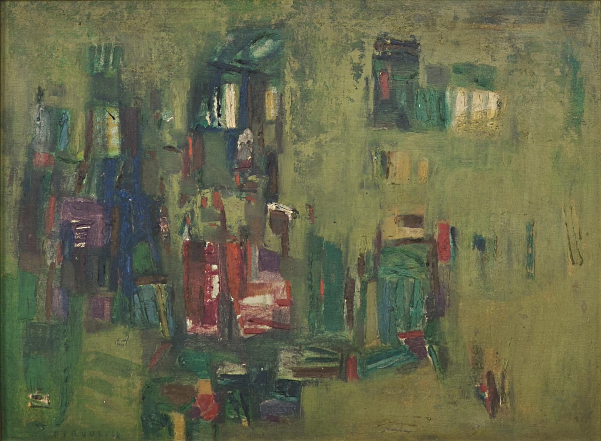 A.D. Pirous - Bumi Hijau (Green Earth)