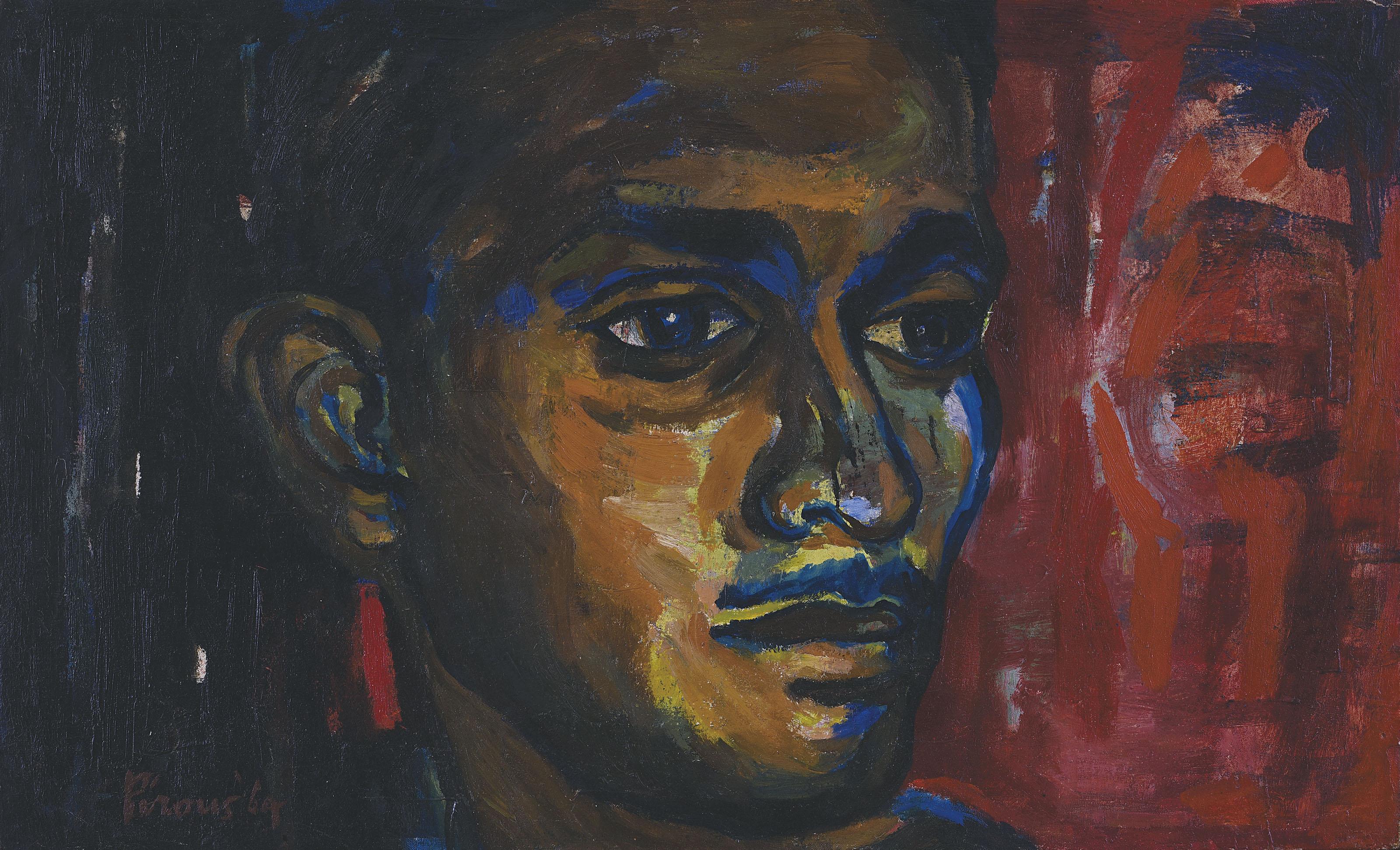 A.D Pirous - SELF PORTRAIT