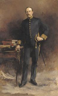 A. De Laszlo - Portrait of a minister in second class uniform dress