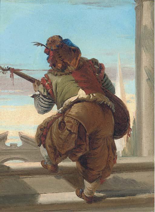 A Dwarf Playing A Lute