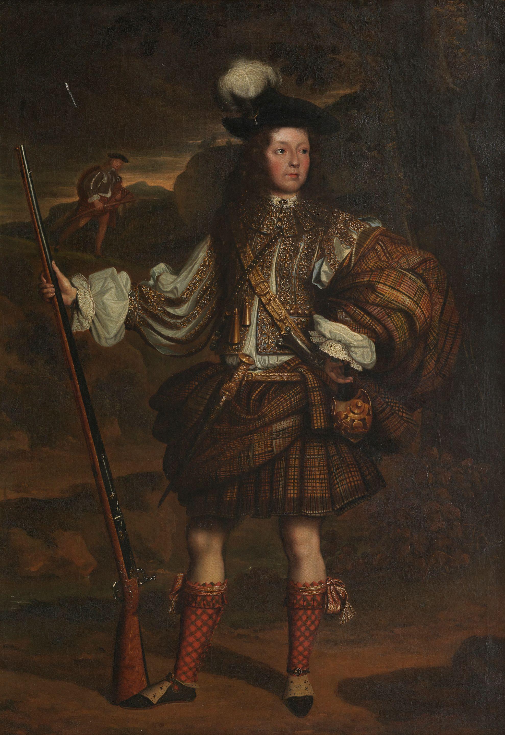 A full length portrait of Lord Mungo Murray