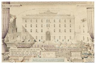 A.G. Rizzoli - Margaret E. Griffin Symbolically Sketched / Palazzo Pianissimo, 1939