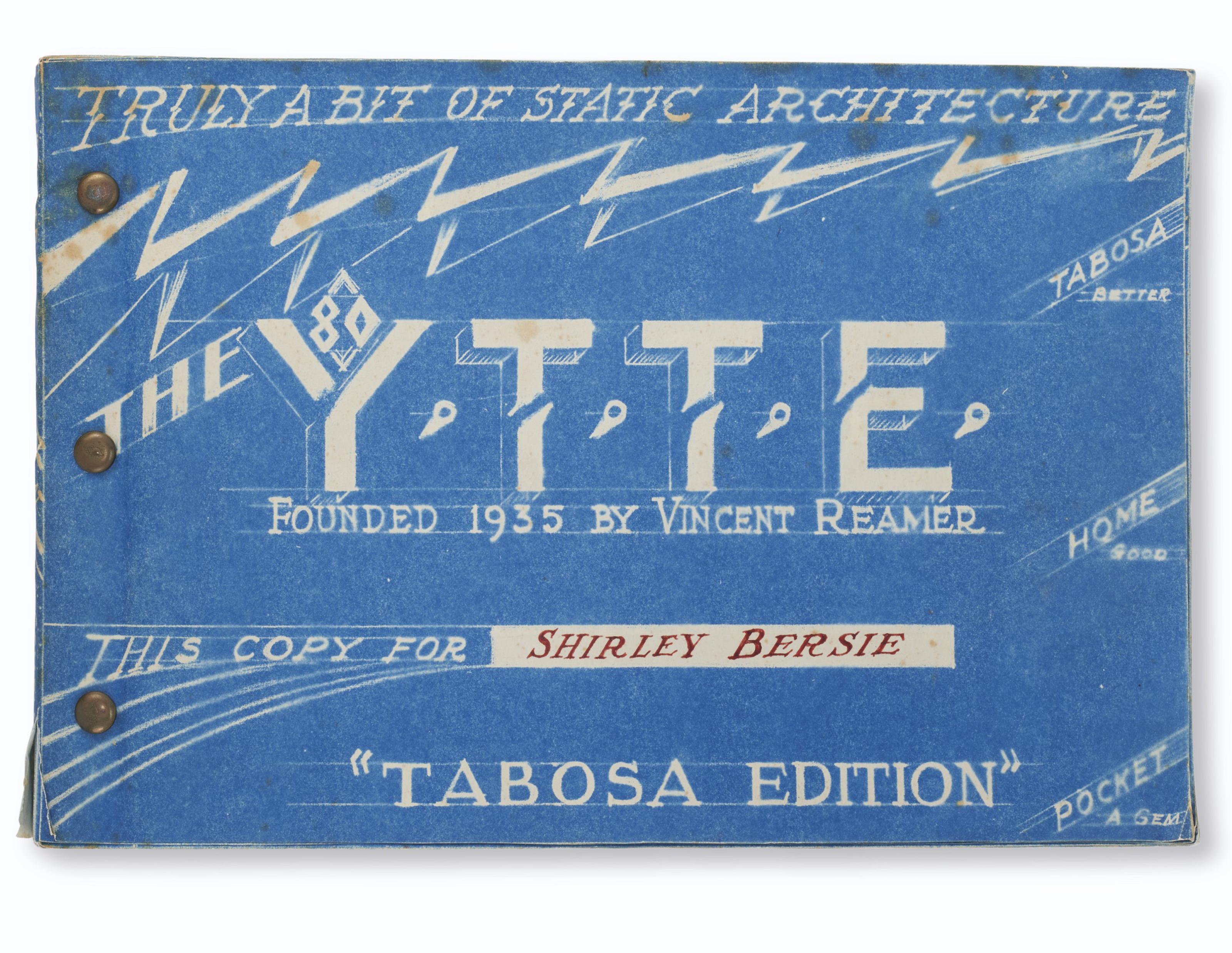 A.G. Rizzoli - The Y.T.T.E. Tabosa Edition, Circa 1935