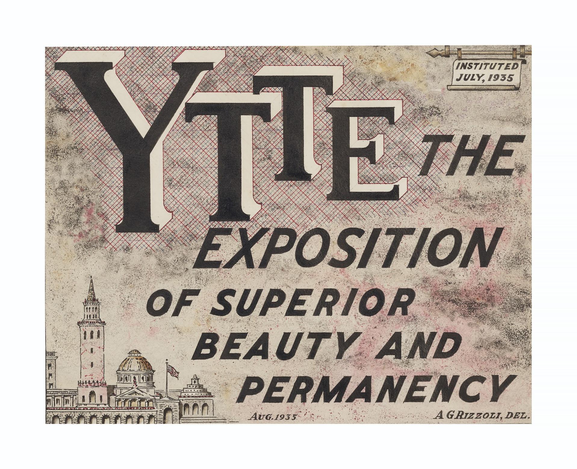 A.G. Rizzoli - Y.T.T.E. The Exposition of Superior Beauty and Permanency, 1935