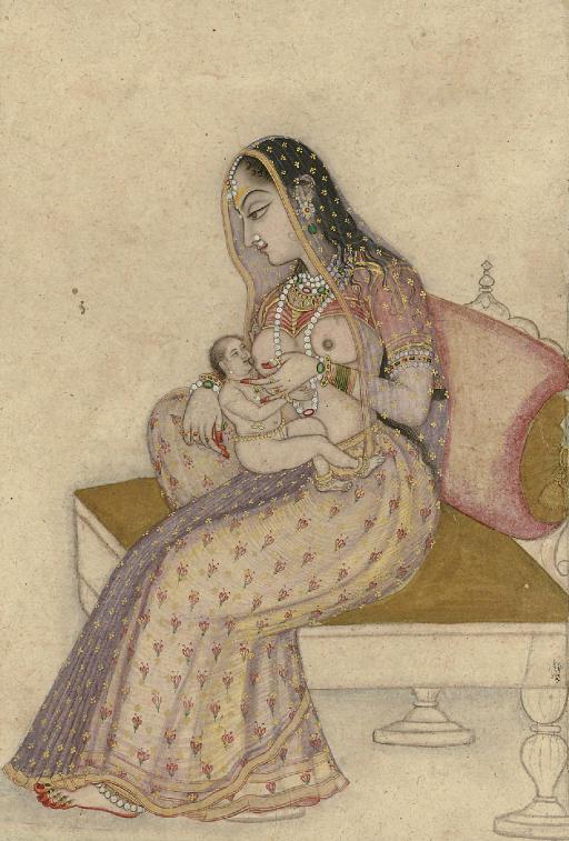 A Lady Breastfeeding an Infant