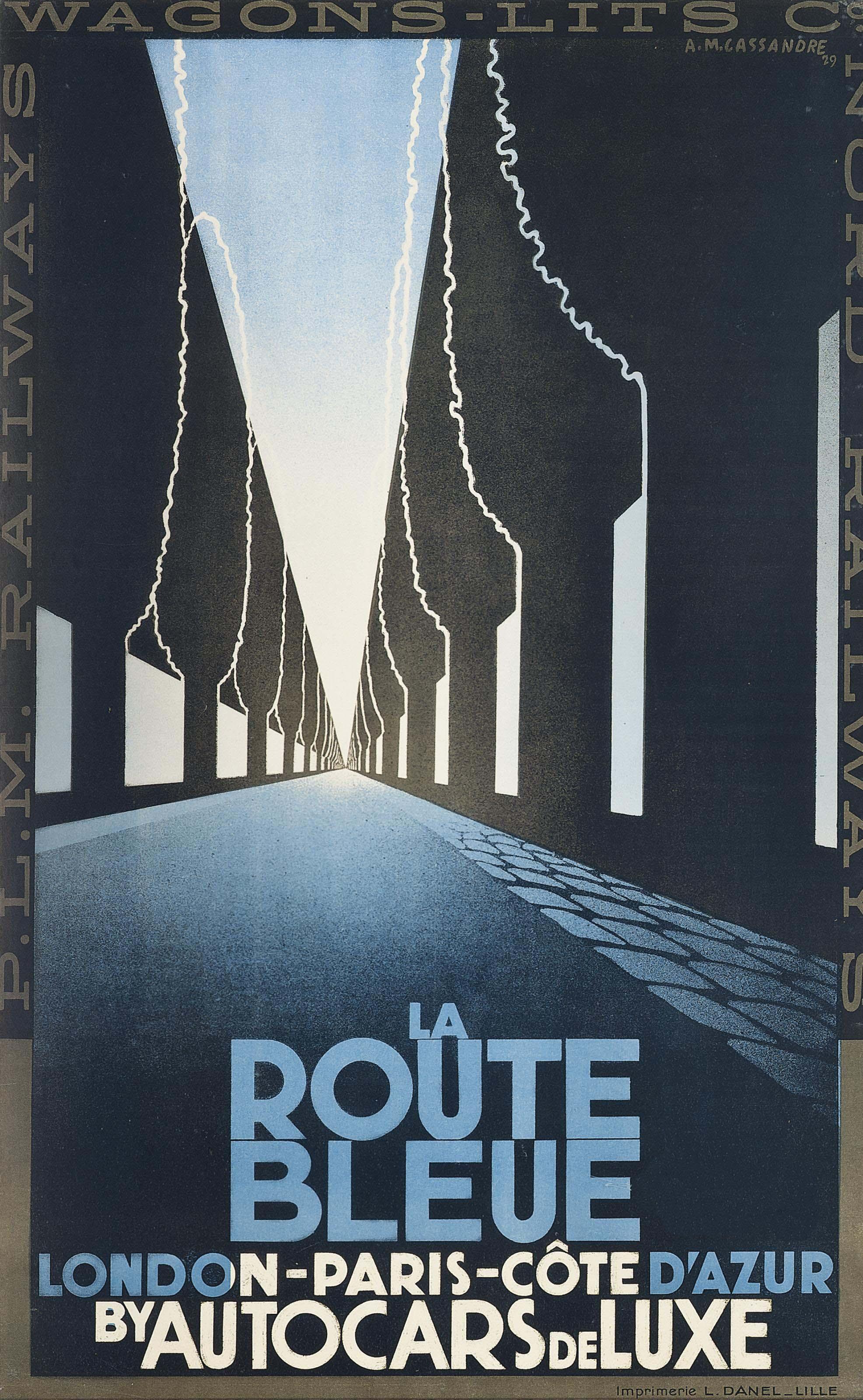 A.M. Cassandre - La Route Bleue