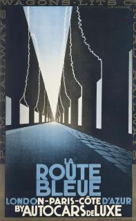 A.M. Cassandre - La Route Bleue