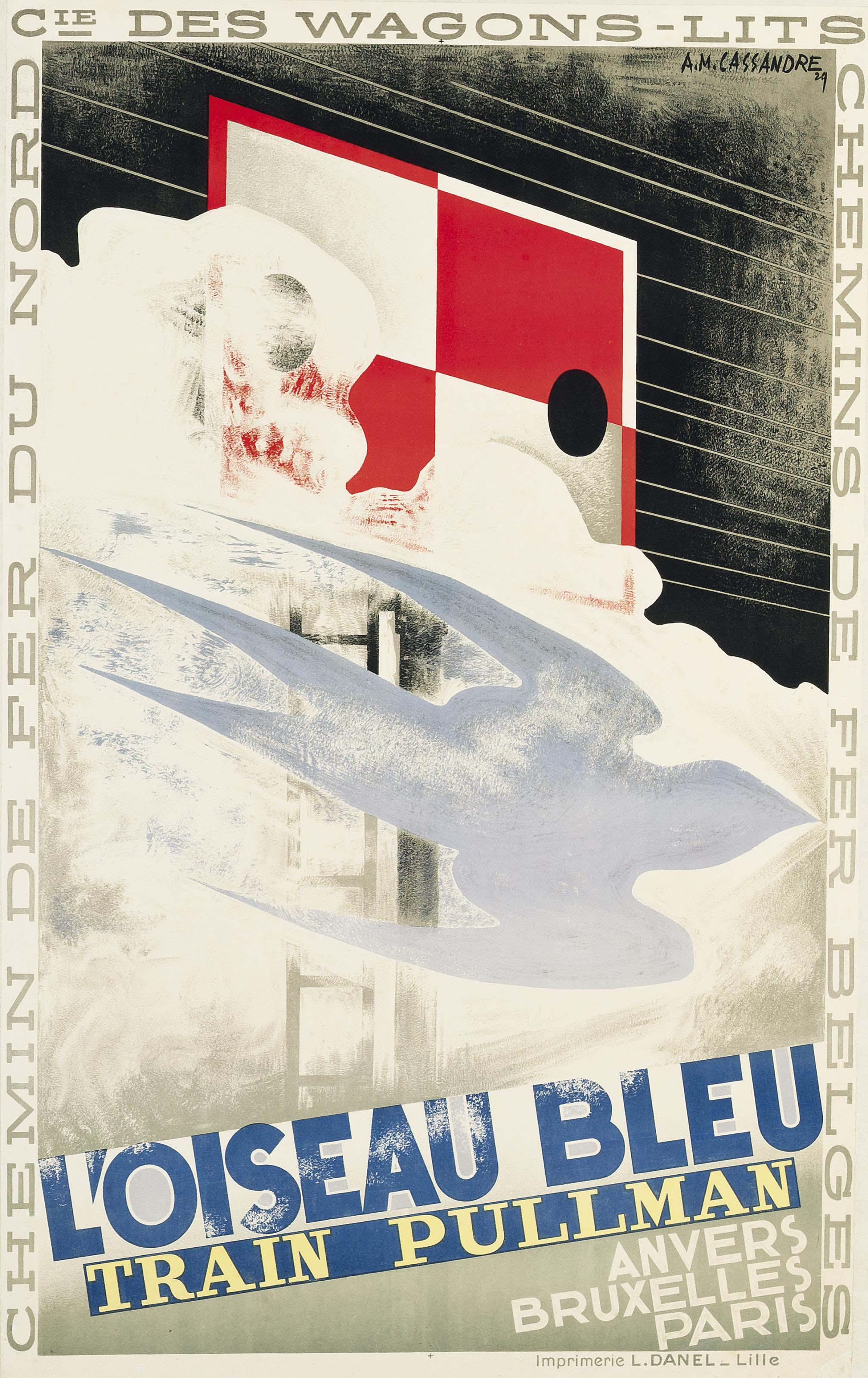 A.M. Cassandre - L\'Oiseau Bleu