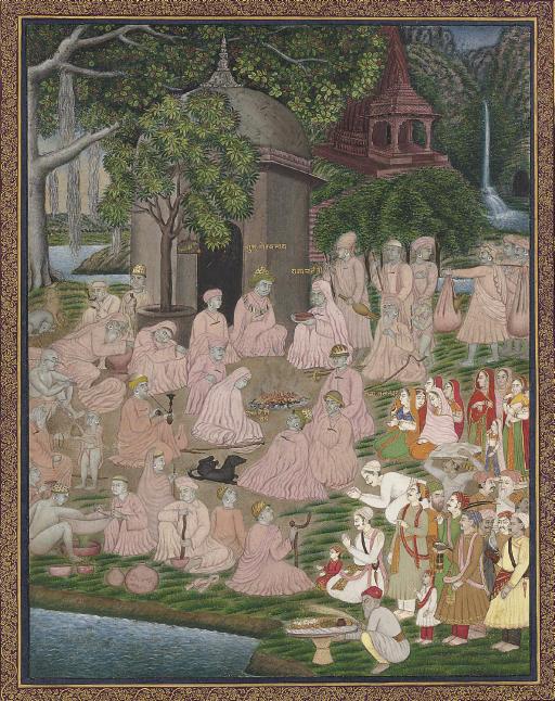 A Nath Sampradaya lineage painting