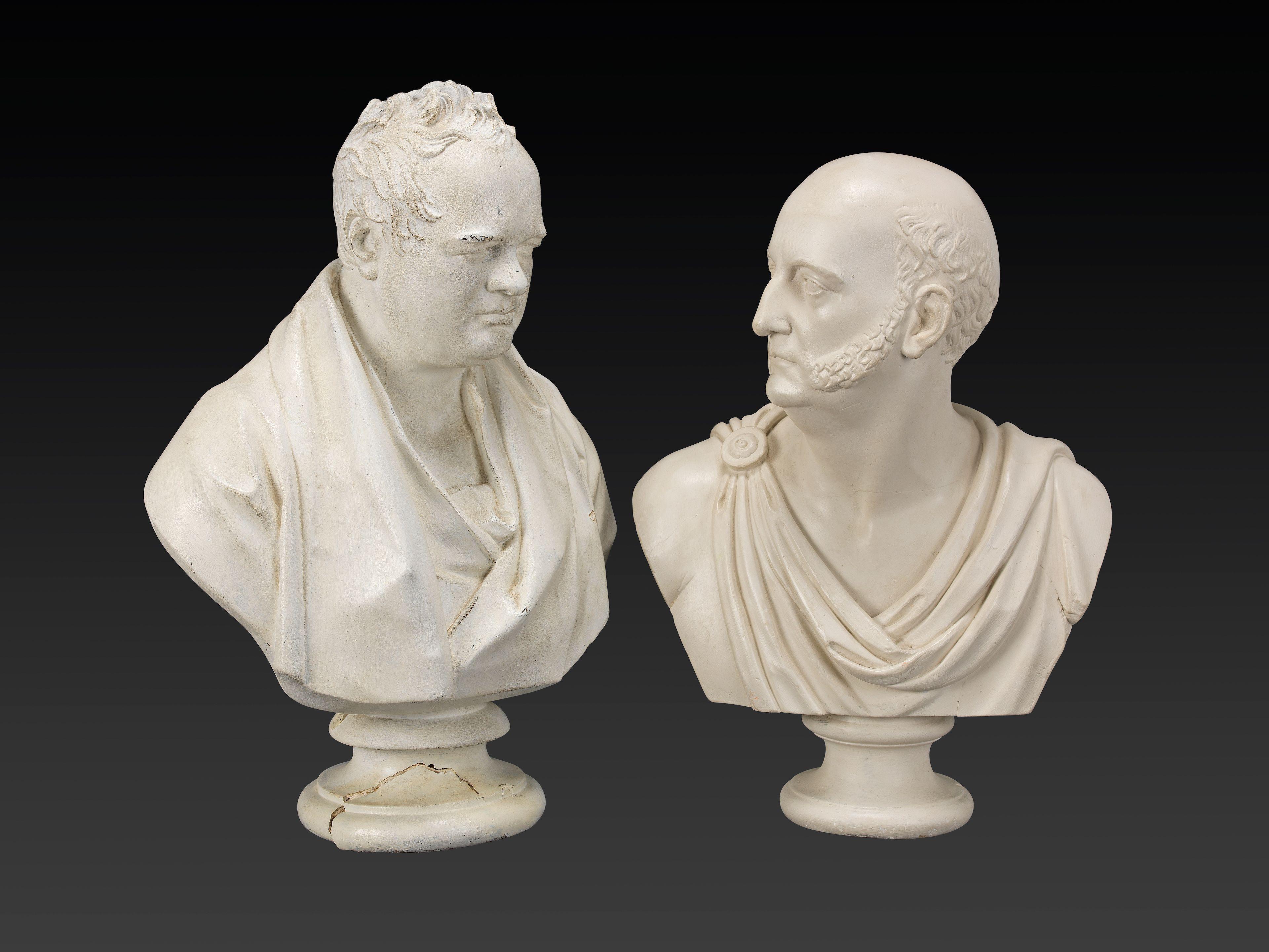 A Plaster Bust Of William Strutt