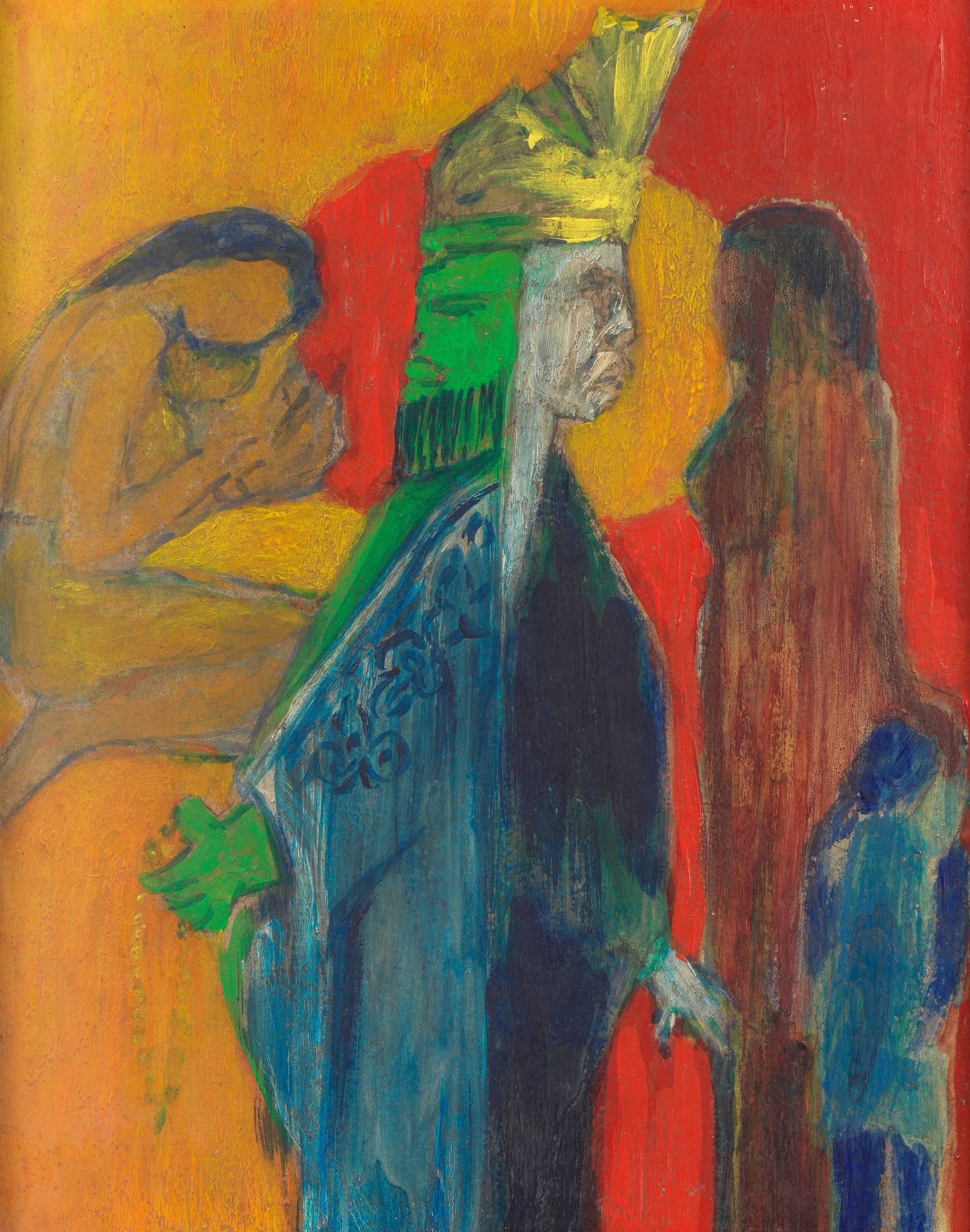 A.R. Nagori - Untitled (Five Figures)
