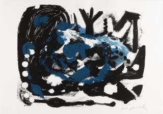A. R. Penck - Abstrakte Landschaft II