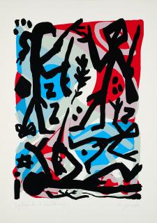 A.R. Penck - Ergebnis des 2. Weltkriegs.