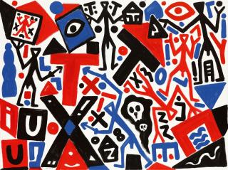 A.R. Penck - Geben und Nehmen