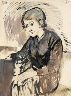 A. R. Penck - Großes Bildnis der Frau