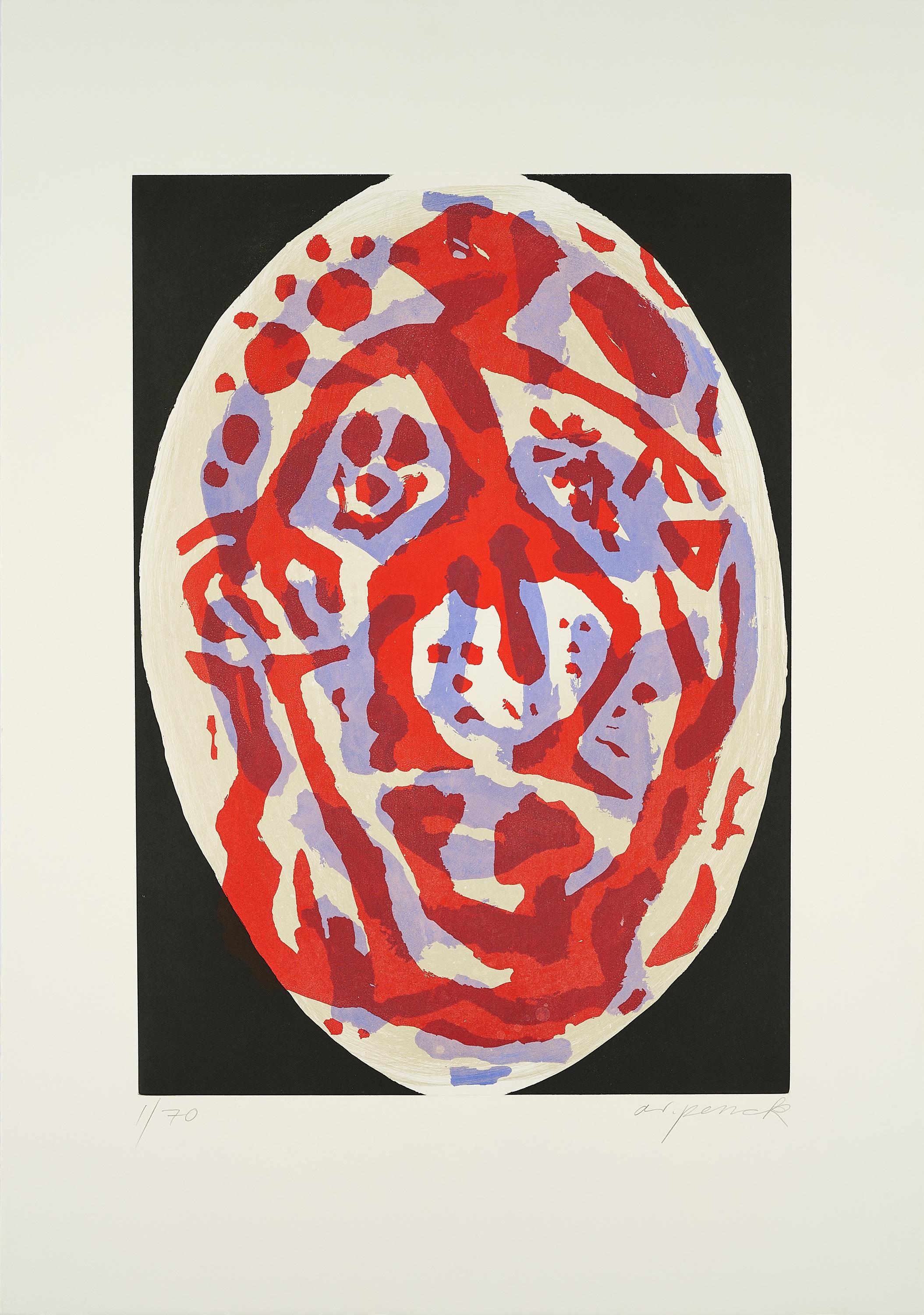 A.R. Penck - Heinrich Heine.