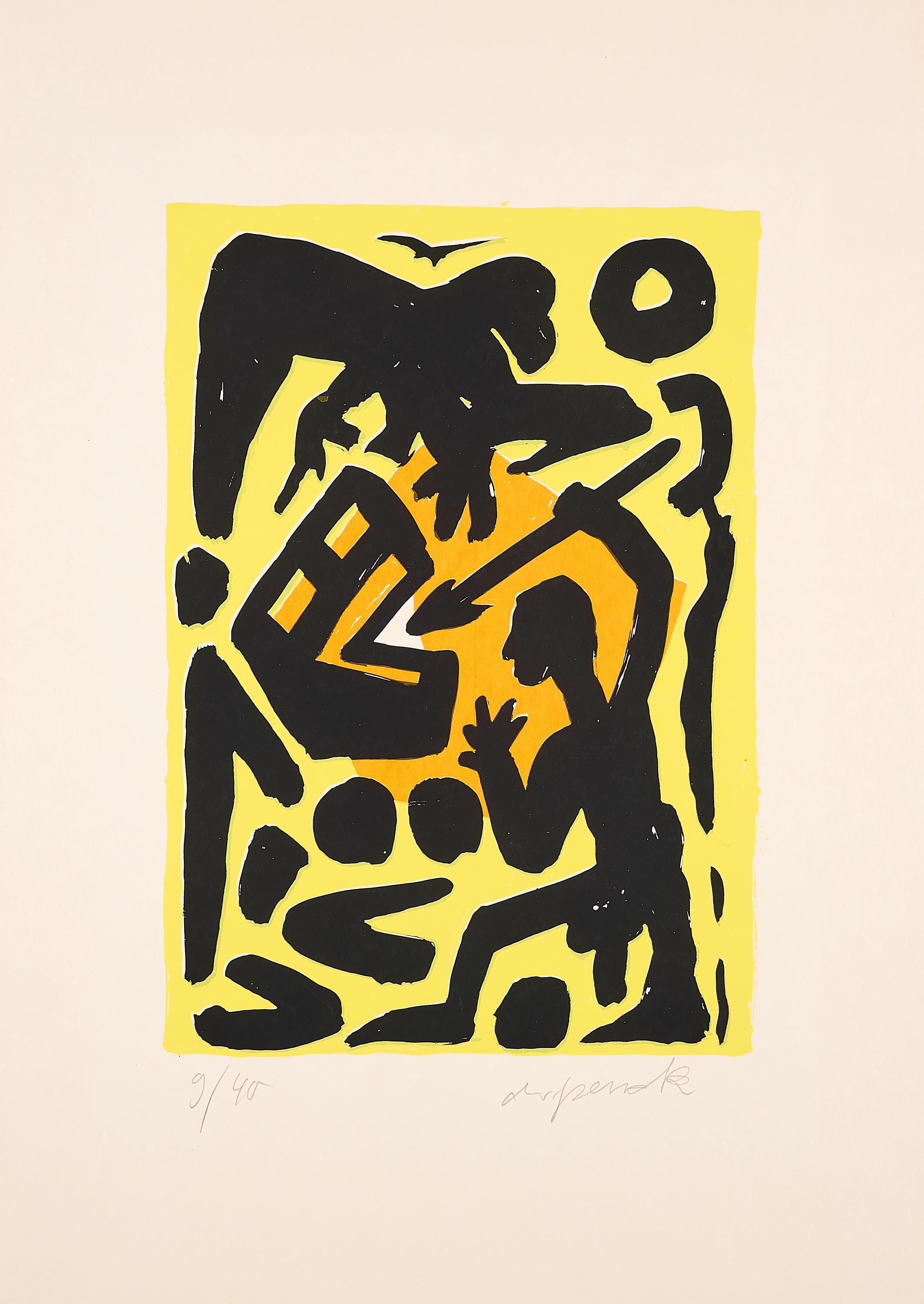 A.R. Penck - Kampf gegen das System.