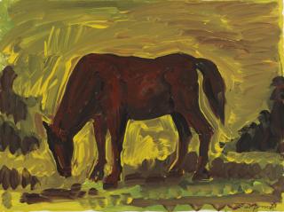 A. R. Penck - Kitschpferd sentimental-nostalgisch