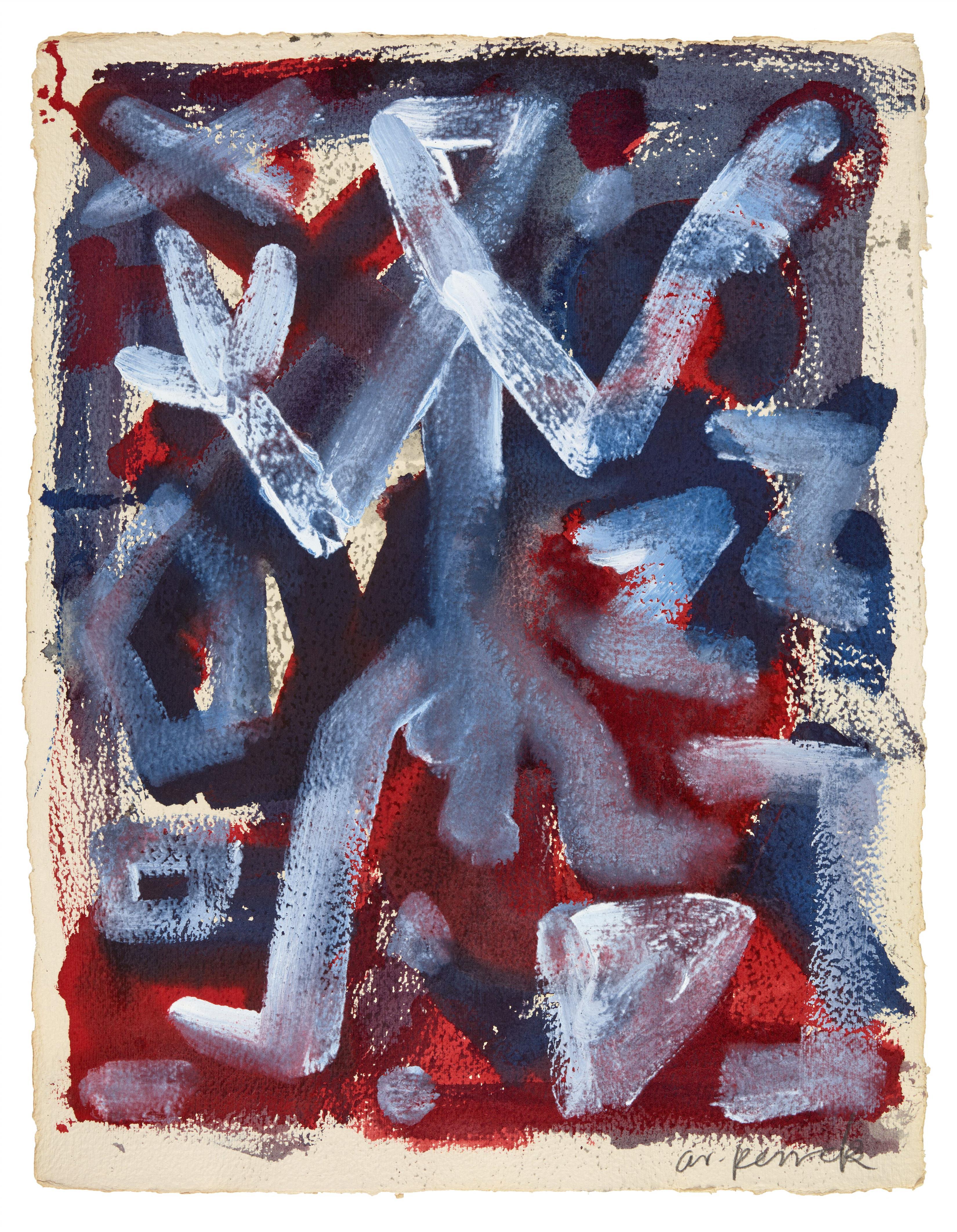 A.R. Penck - Komposition, Standart