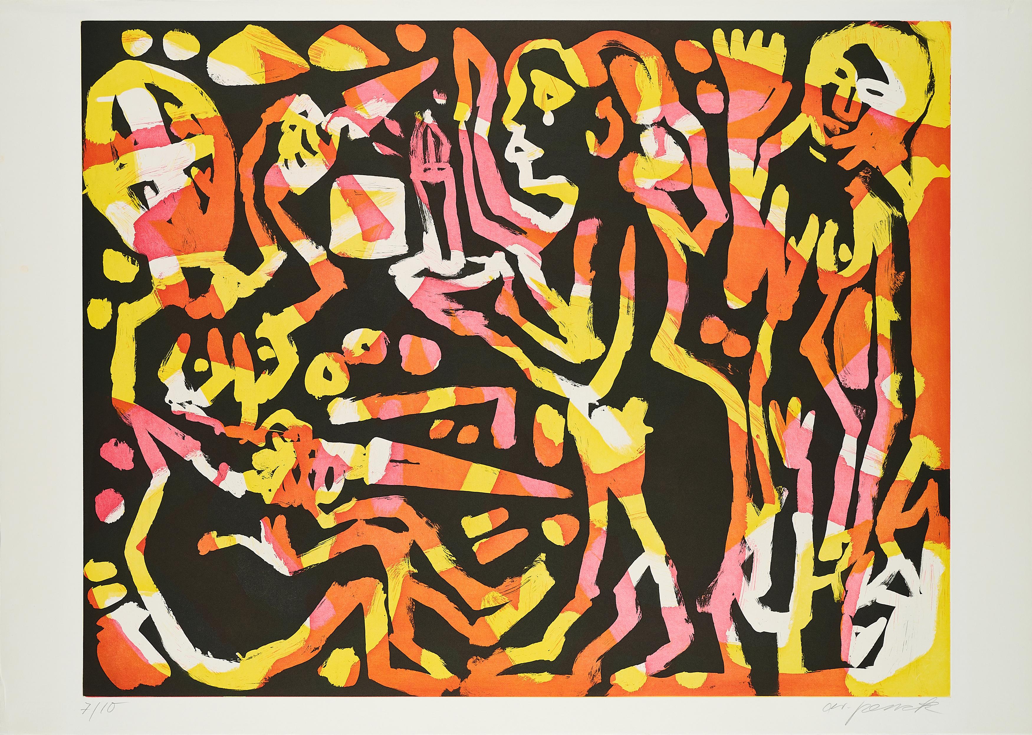 A.R. Penck - Liebesgeflüster.