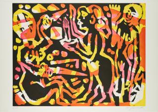 A.R. Penck - Liebesgeflüster.