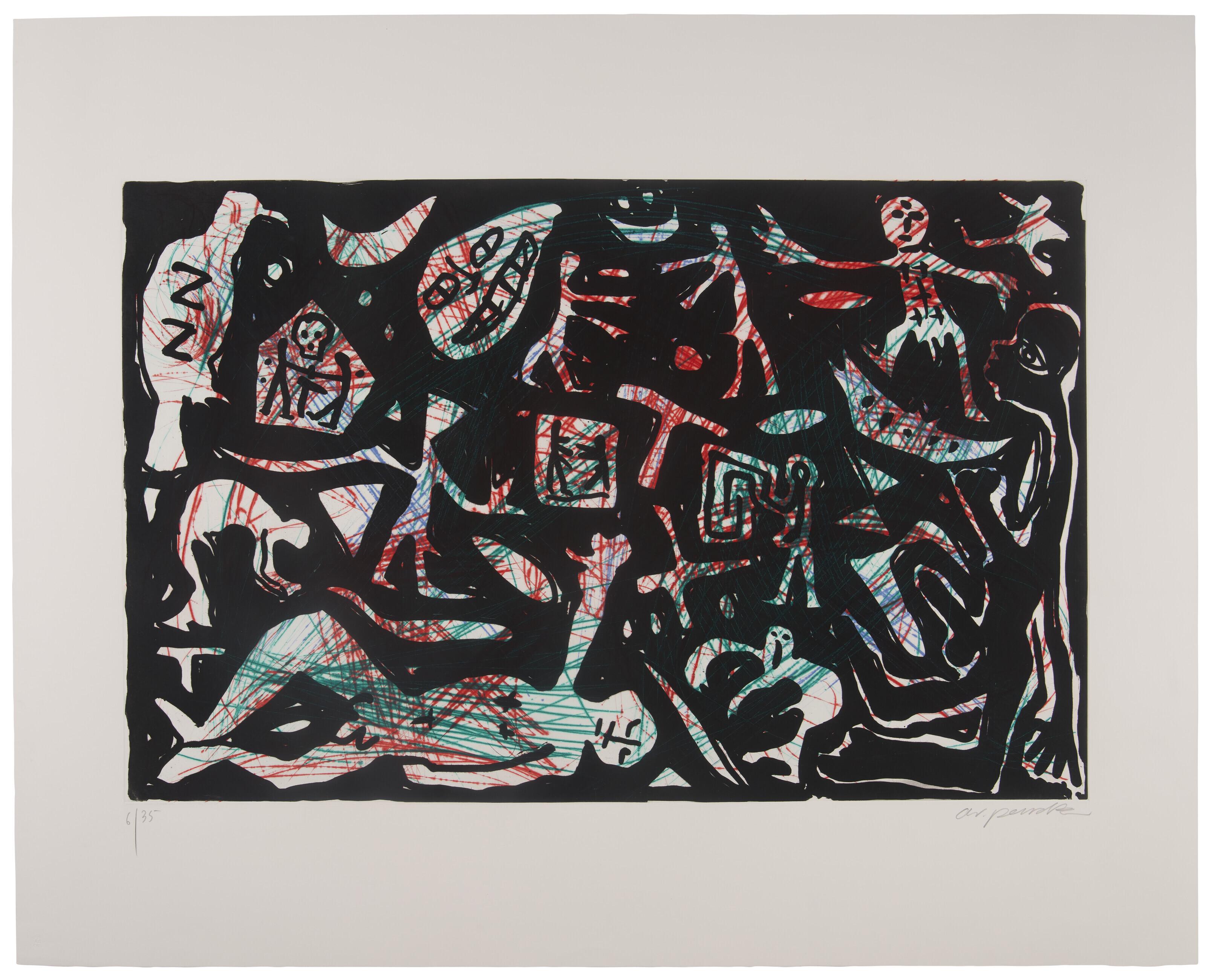 A. R. Penck - Lock der Mauer