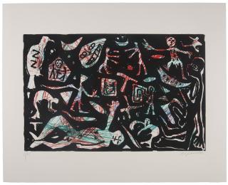 A. R. Penck - Lock der Mauer