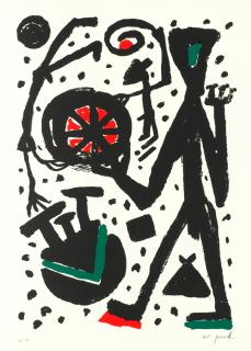 A. R. Penck - Mann Und Weltrad