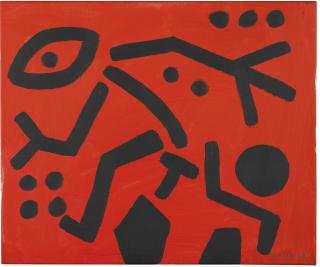 A. R. Penck - Moving Figure