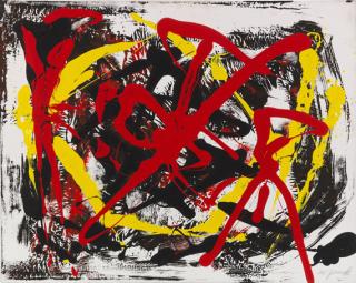A. R. Penck - Ohne Titel (Aus der Serie: Pentagon)