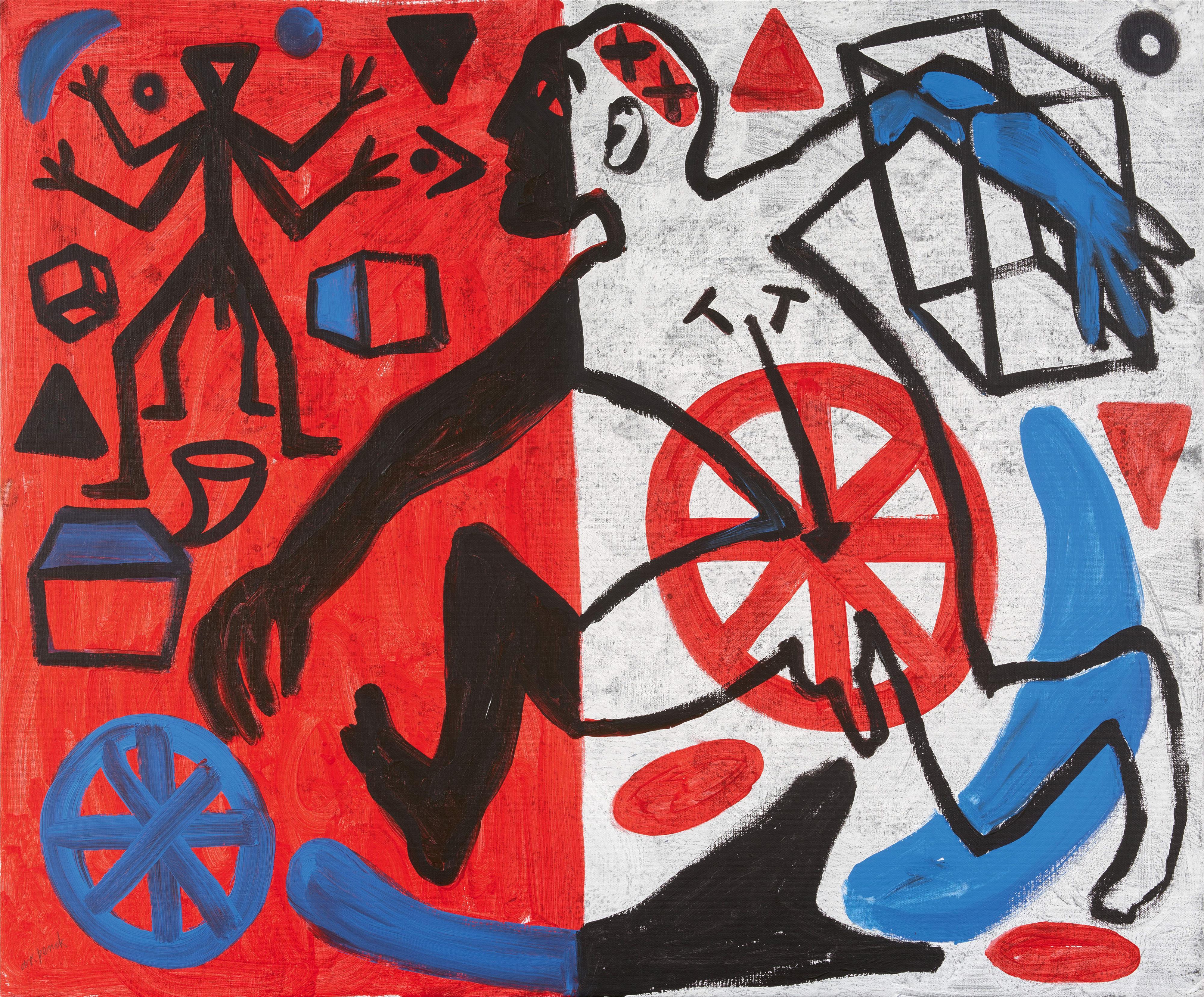 A.R. Penck - Ohne Titel (Neuer Raum)