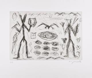 A.R. Penck - Ohne Titel.