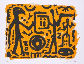 A.R. Penck - Ohne Titel.
