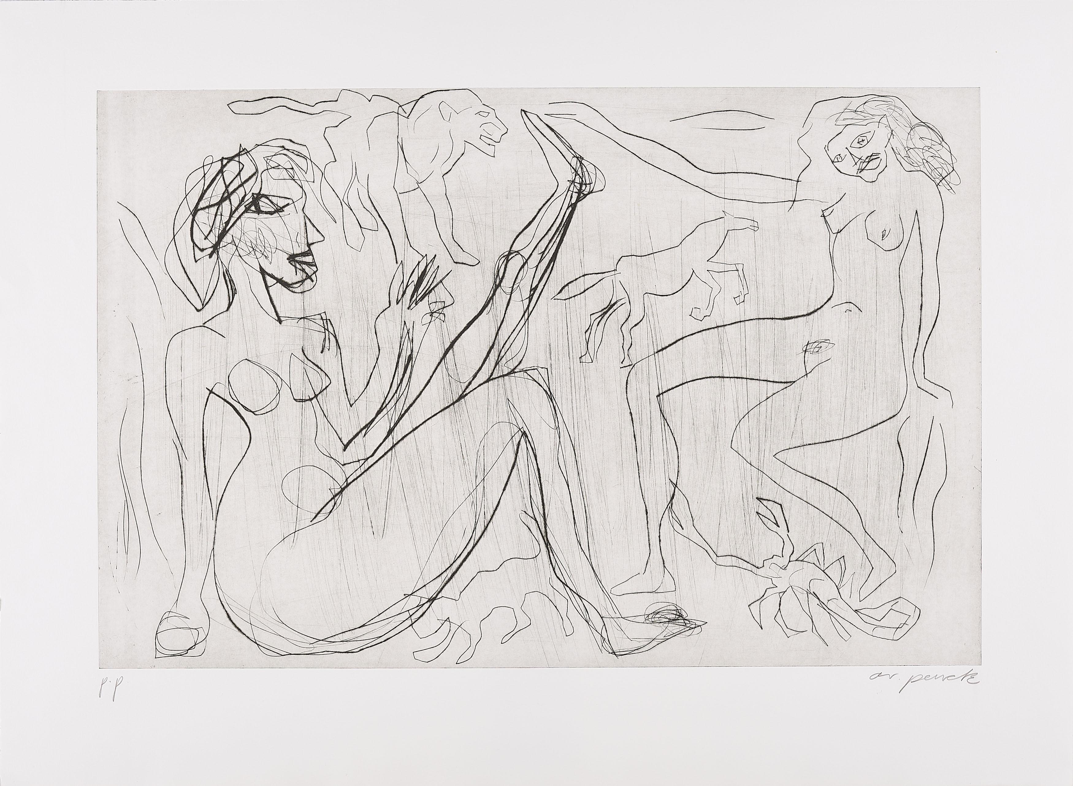 A.R. Penck - Ohne Titel.