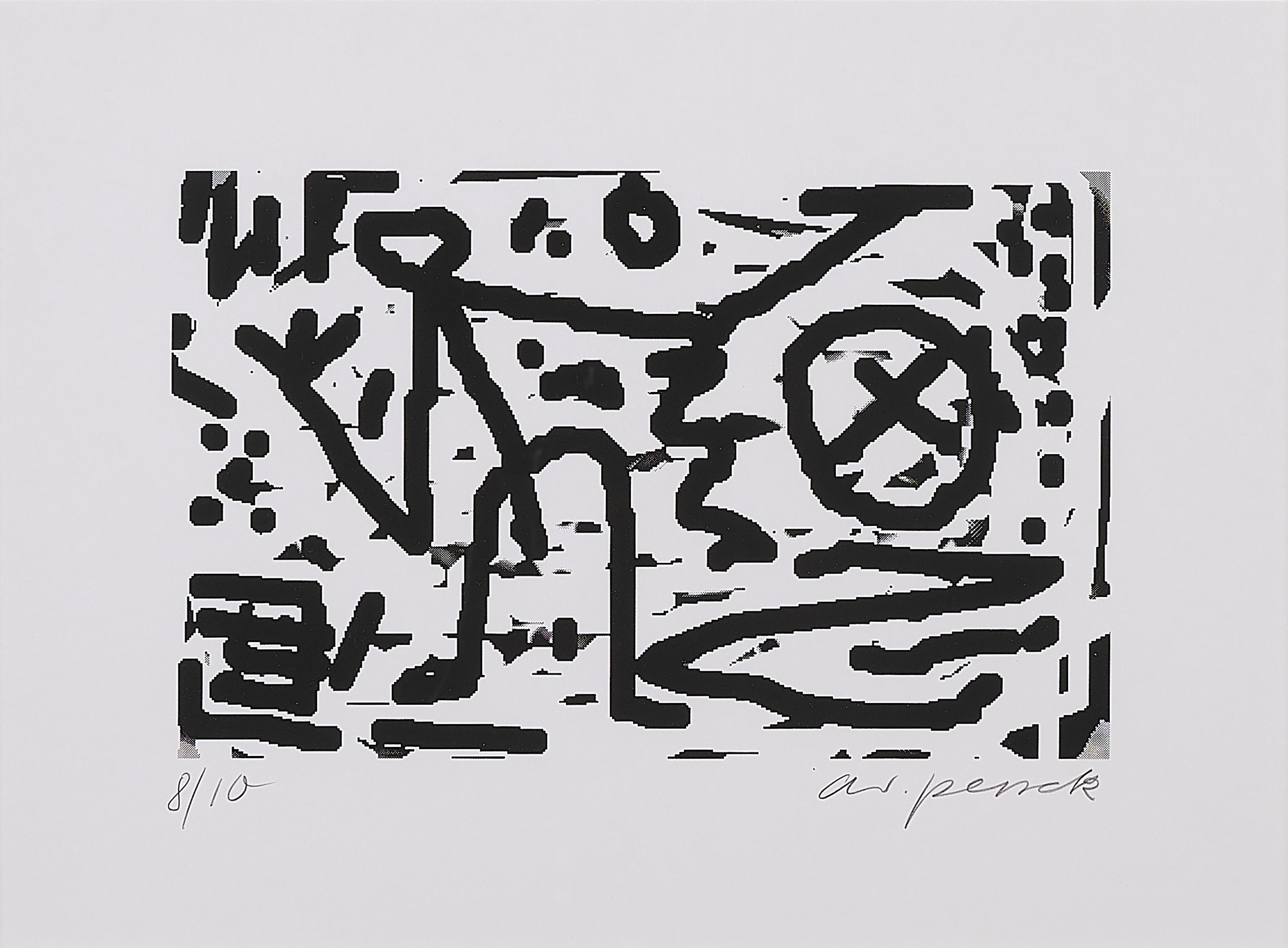 A.R. Penck - Ohne Titel.