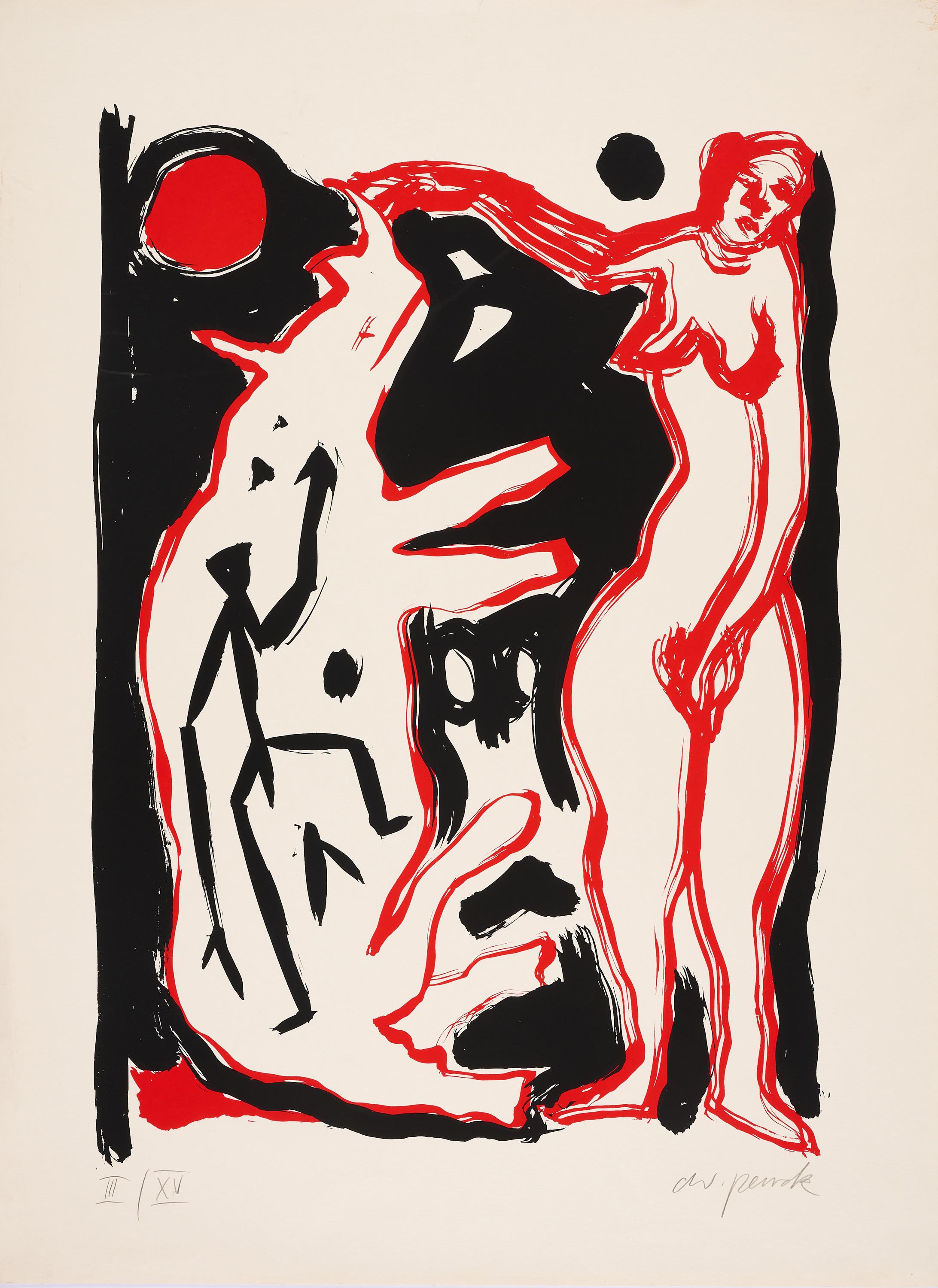 A.R. Penck - Ohne Titel.