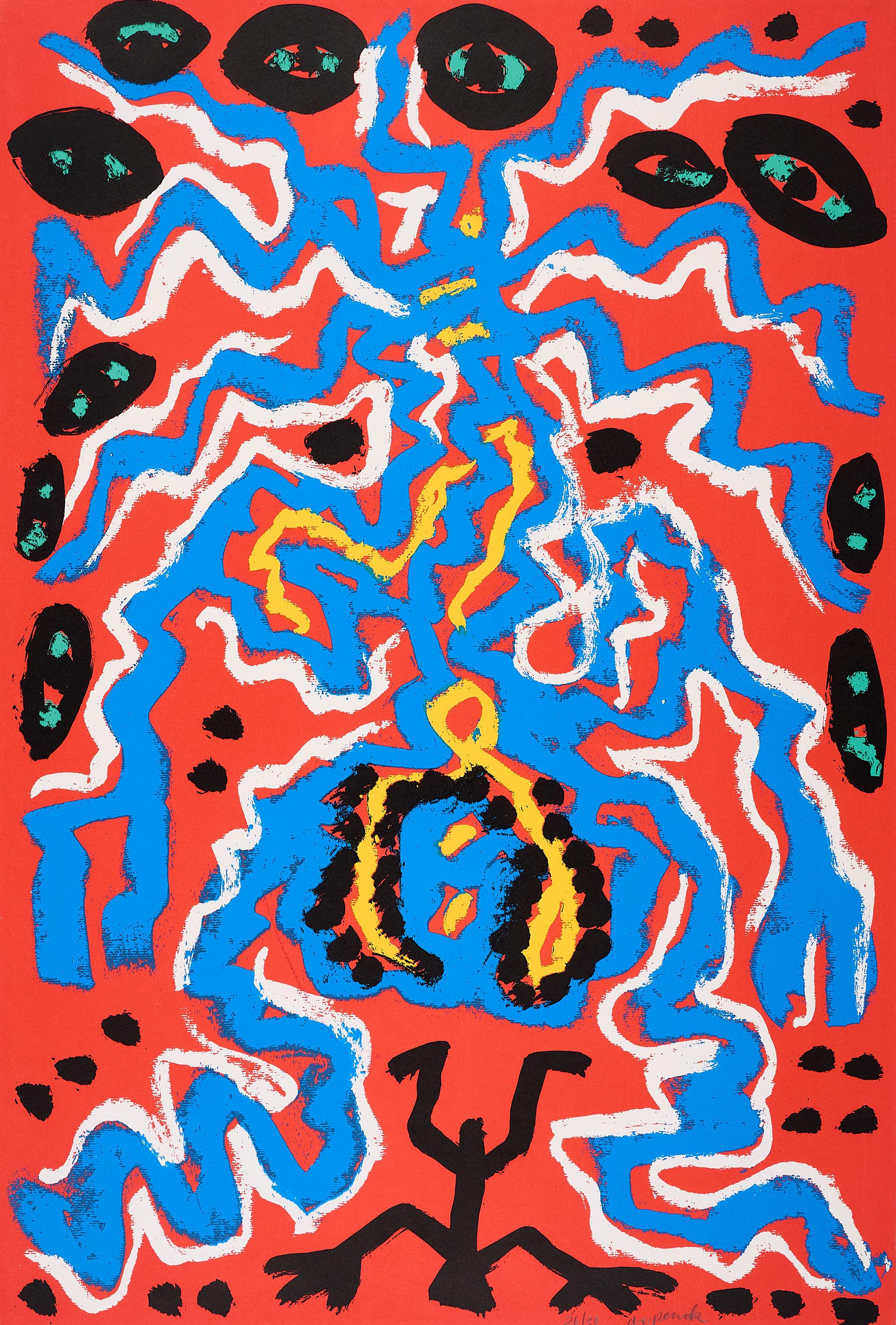 A.R. Penck - Ohne Titel.