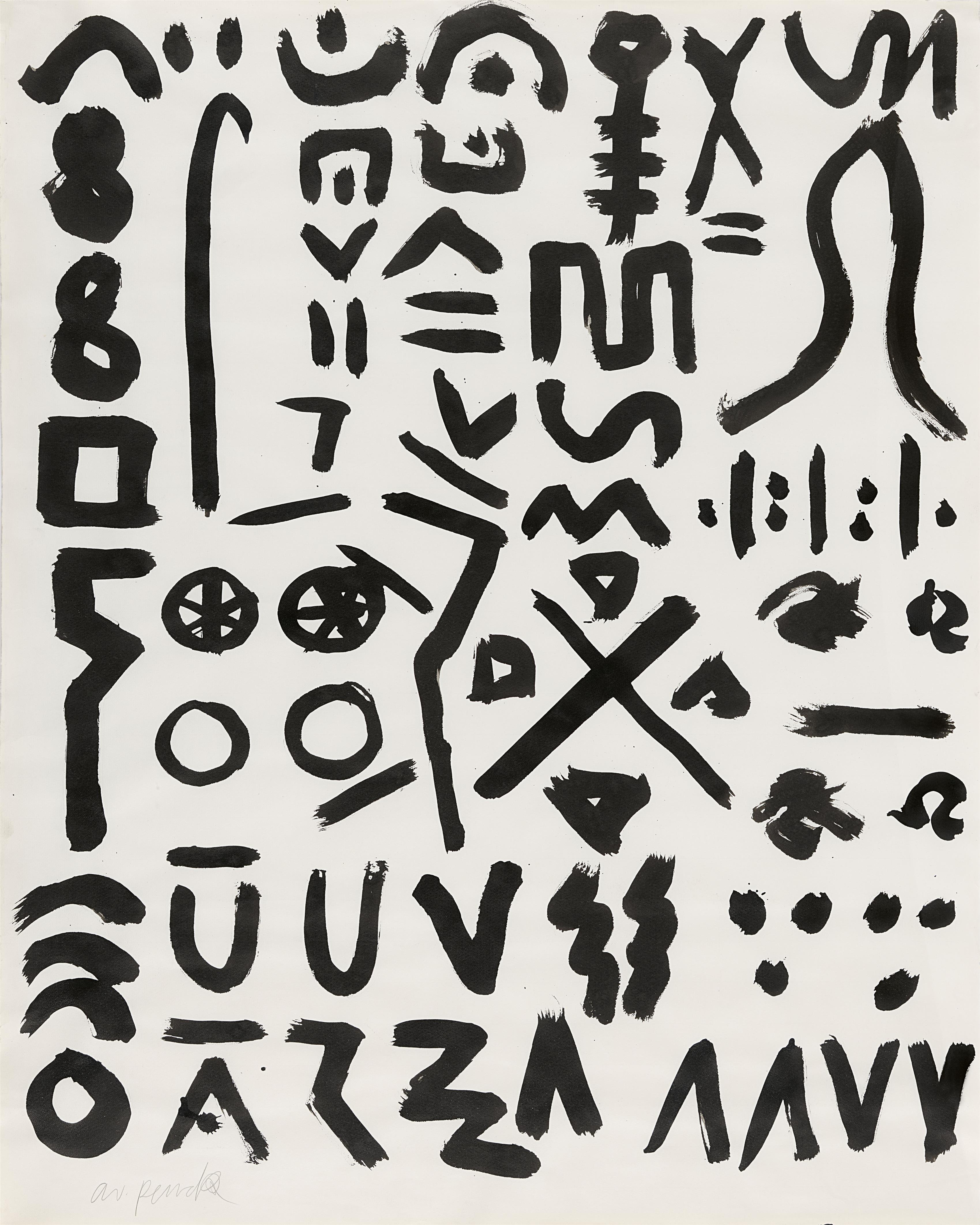 A.R. Penck - Ohne Titel