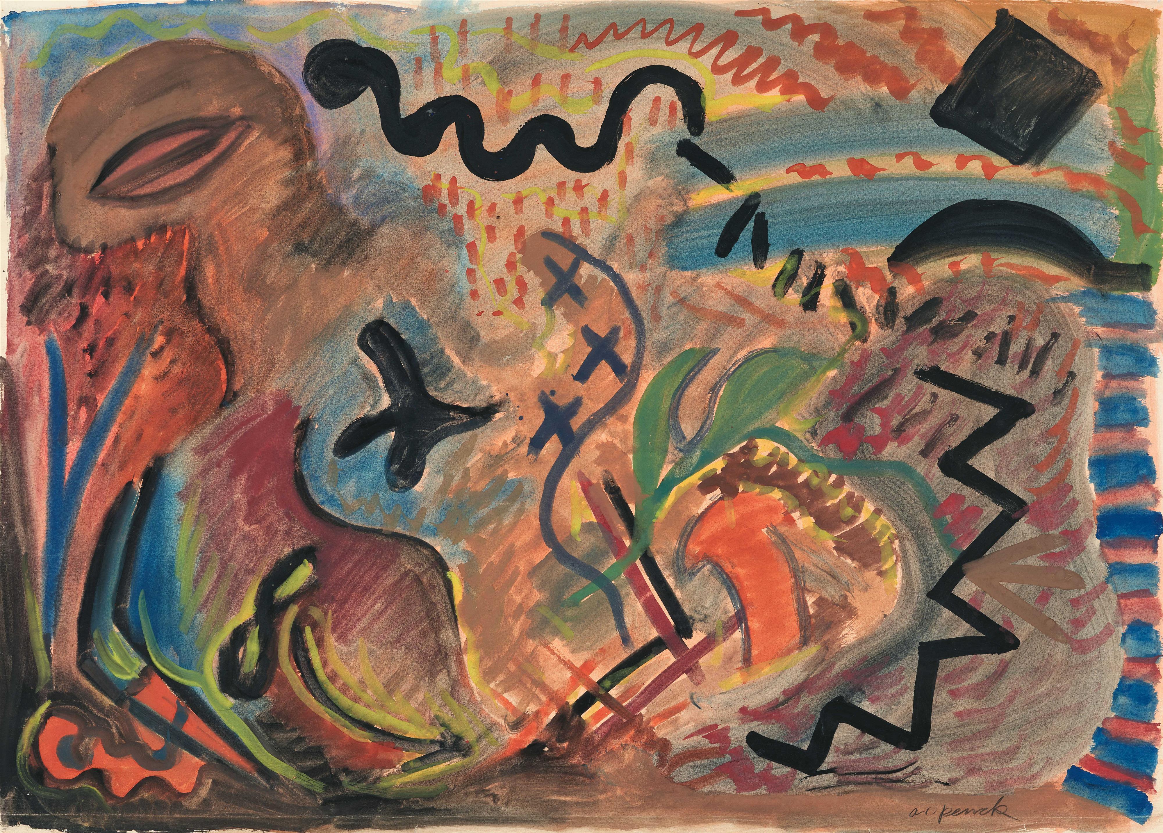 A.R. Penck - Ohne Titel