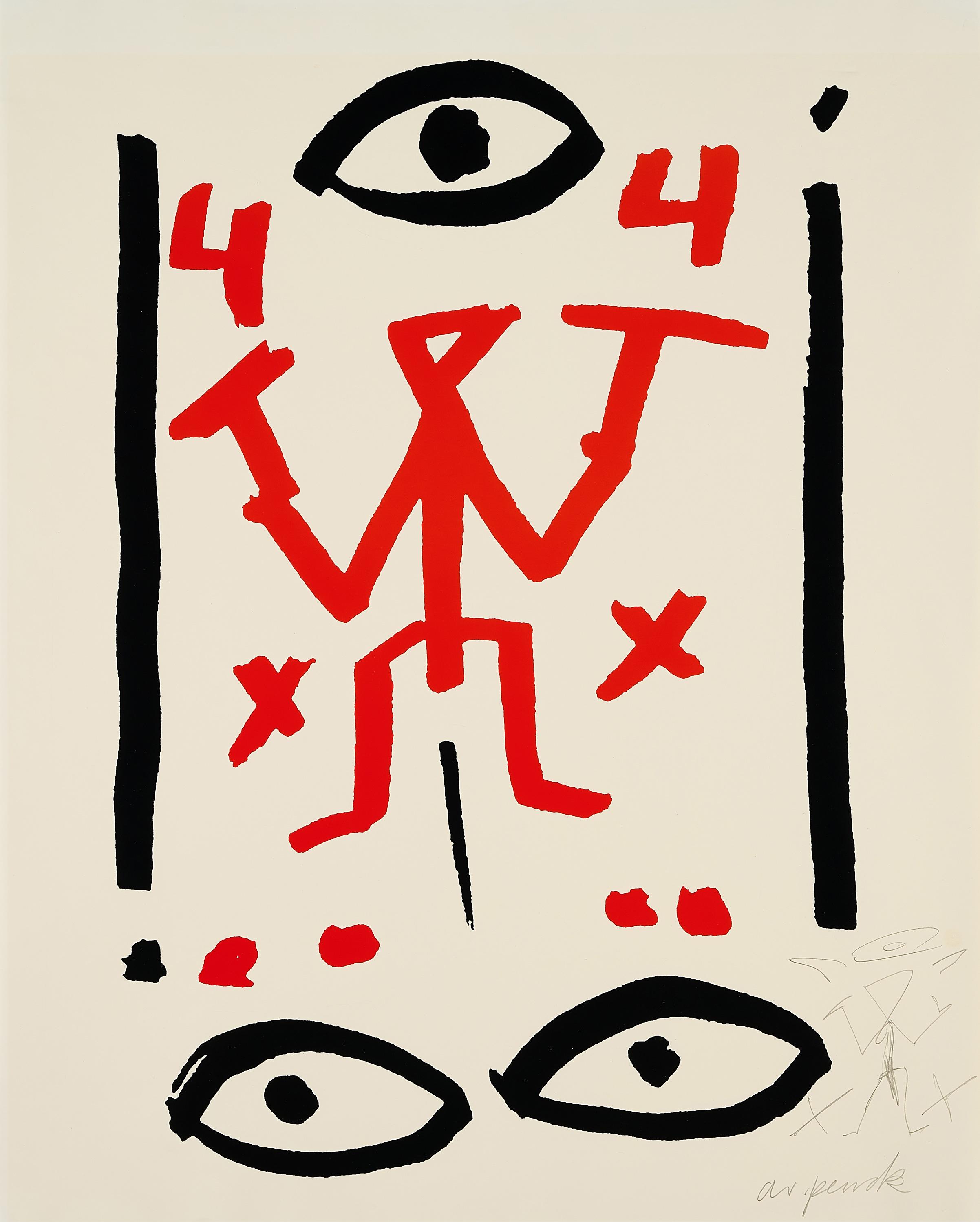 A.R. Penck - Ohne Titel.