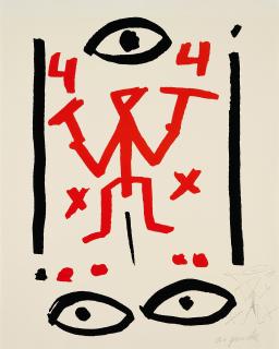 A.R. Penck - Ohne Titel.