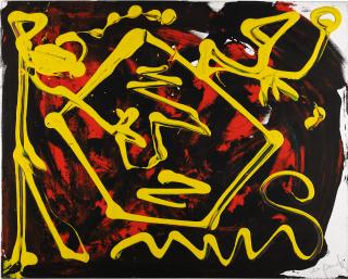 A. R. Penck - Pentagon Iv