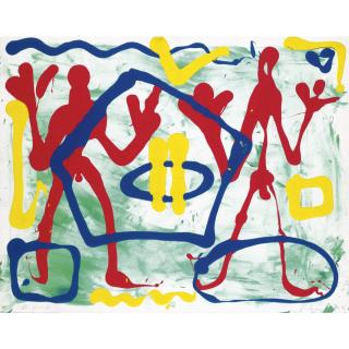 A. R. Penck - Pentagon Nr. 6