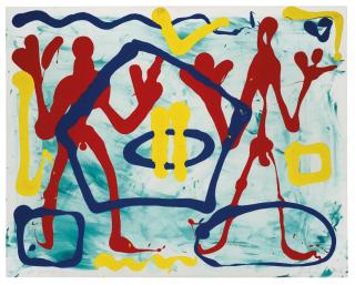 A.R. Penck - Pentagon Nr. 6