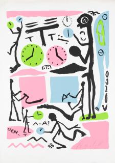 A. R. Penck - Sans titre, 1984