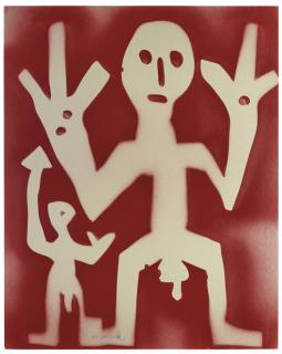 A. R. Penck - Sans titre