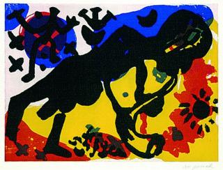 A.R. Penck - Saxophon-Spieler