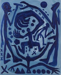 A. R. Penck - Senza Titolo